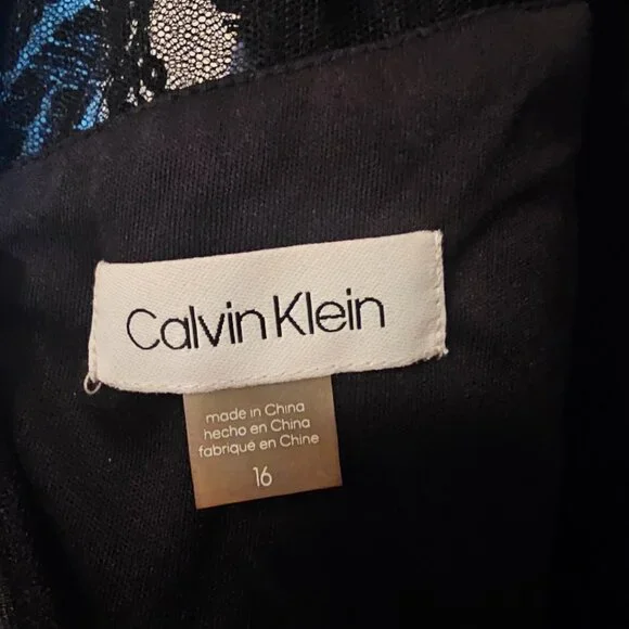 NWT Womens Calvin Klein sequined cocktail dress, Size 16 - Picture 6 of 6